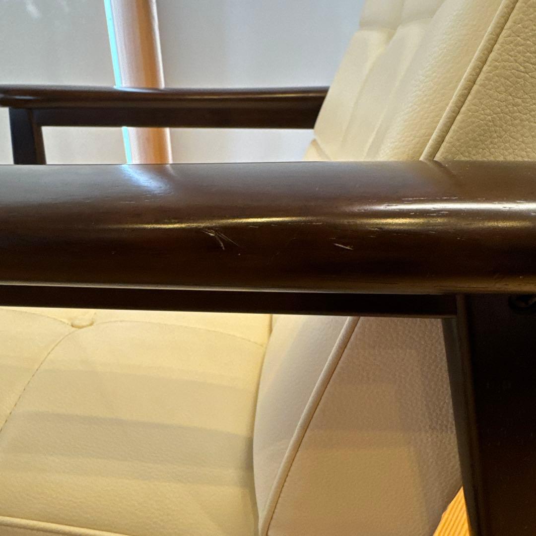 カリモク60 Kチェア1シーター ホワイト