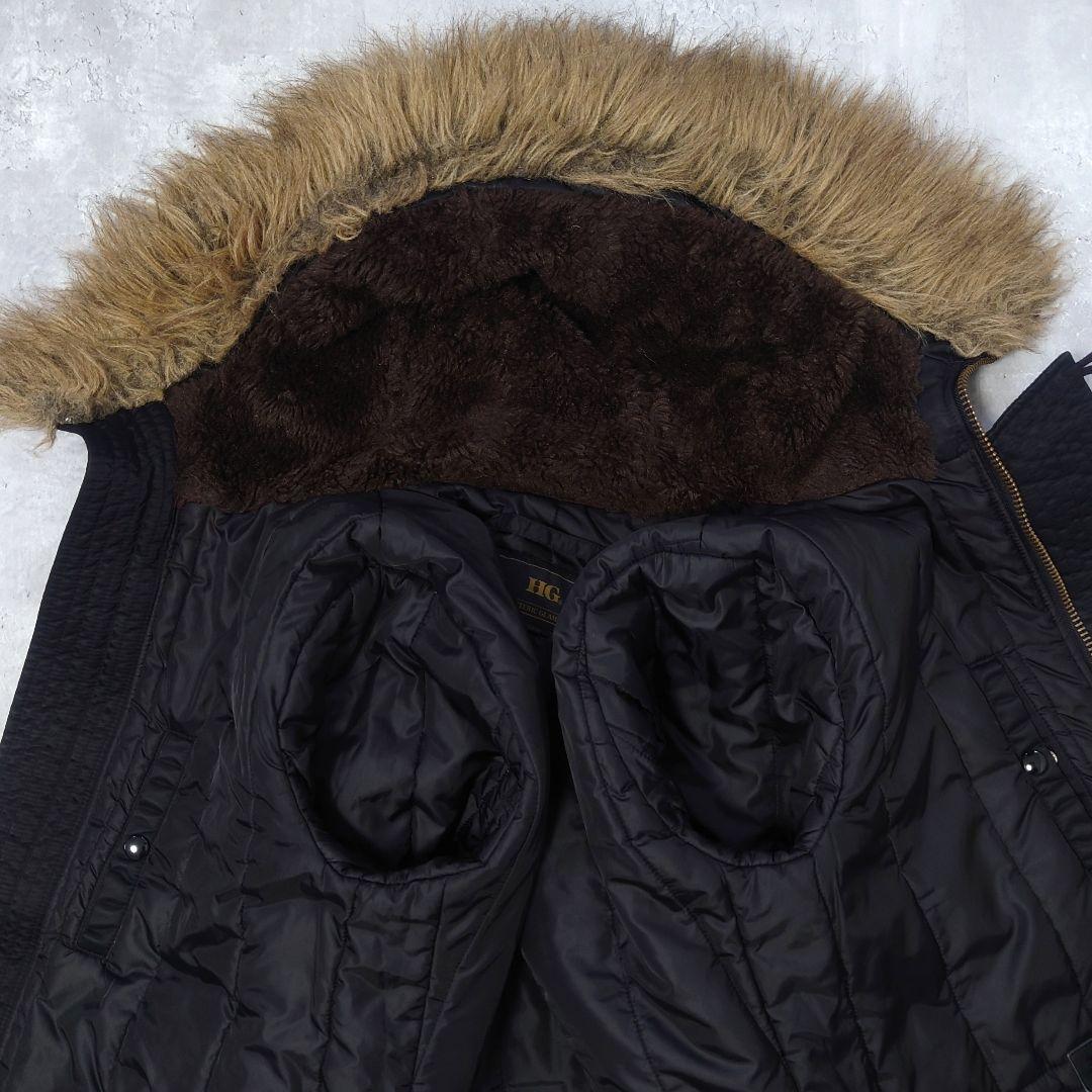 HYSTERIC GLAMOUR N-3B プリマロフト ワッペン 黒 L