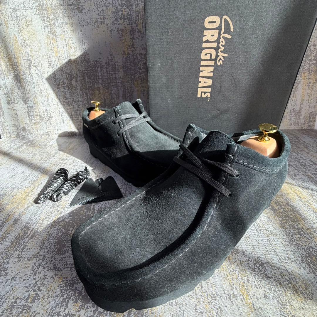 ★大人気★クラークス ワラビーGTX【26.5】ゴアテックス ブラック