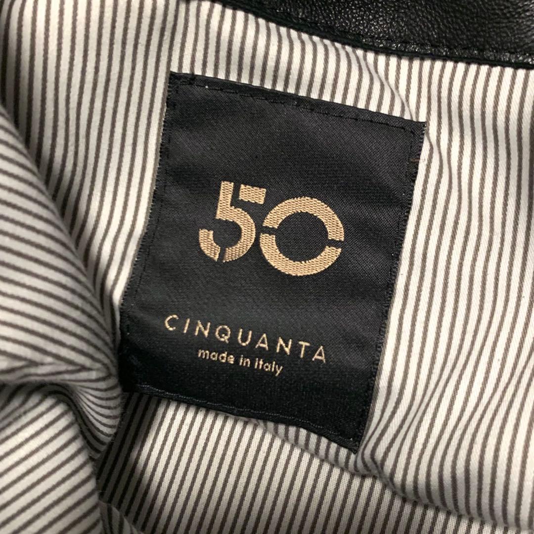 定5.5万　Cinquanta チンクアンタ　ムートン ドローストリングスバッグ