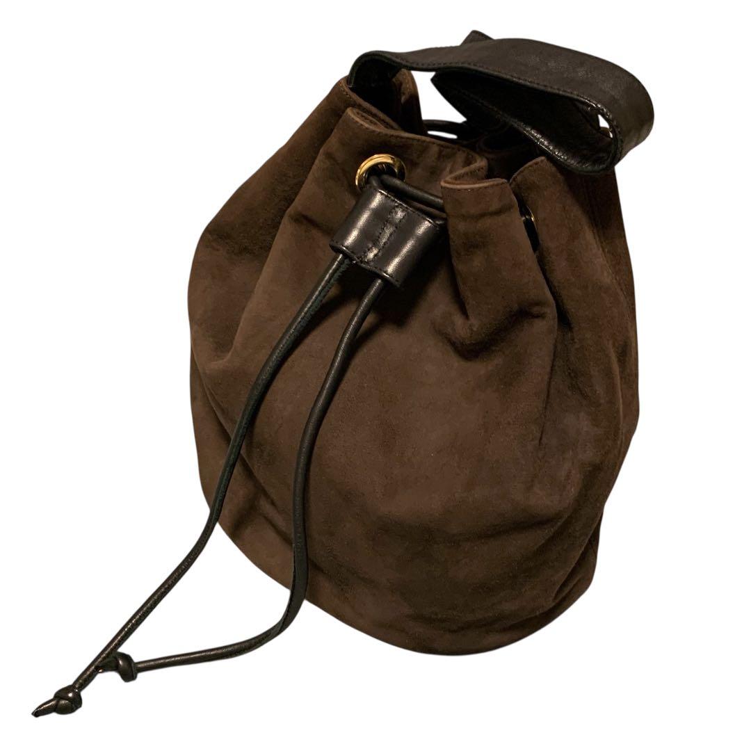 定5.5万　Cinquanta チンクアンタ　ムートン ドローストリングスバッグ