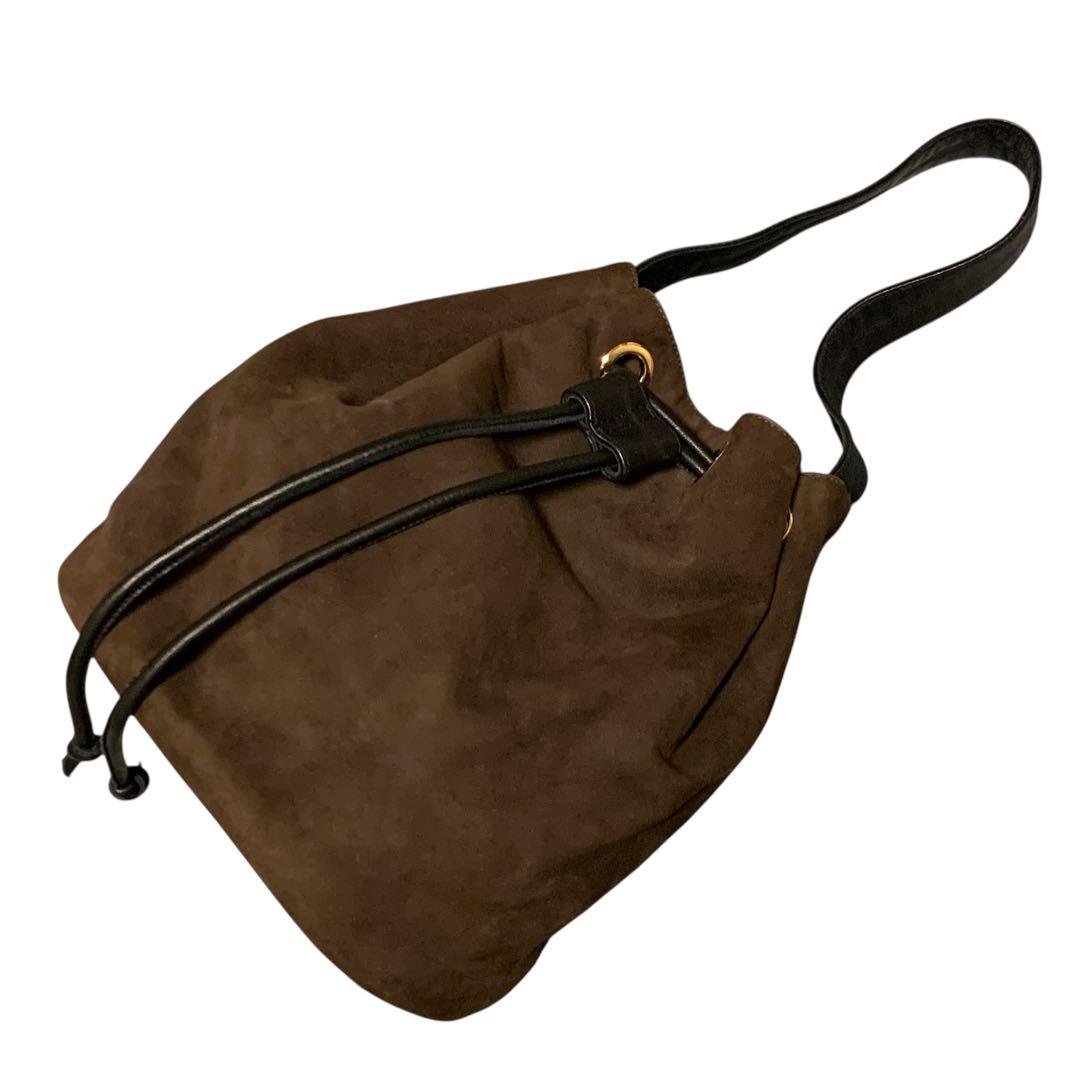 定5.5万　Cinquanta チンクアンタ　ムートン ドローストリングスバッグ