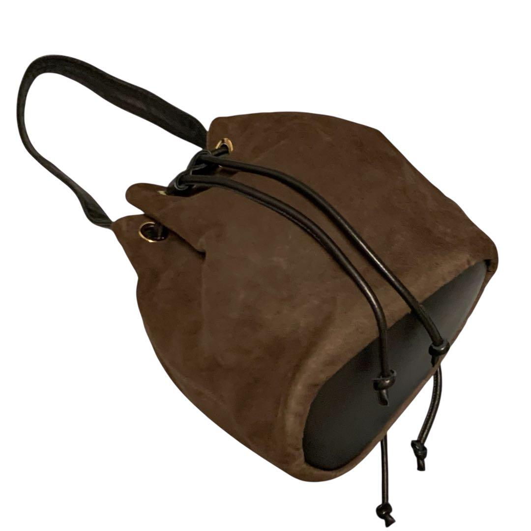 定5.5万　Cinquanta チンクアンタ　ムートン ドローストリングスバッグ