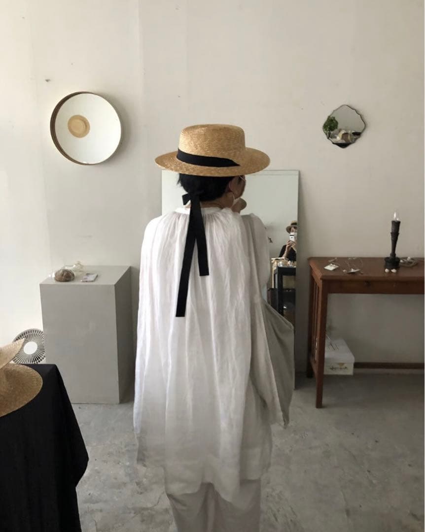 wicagroceryウィカグロサリーStraw Hat Garden Brim