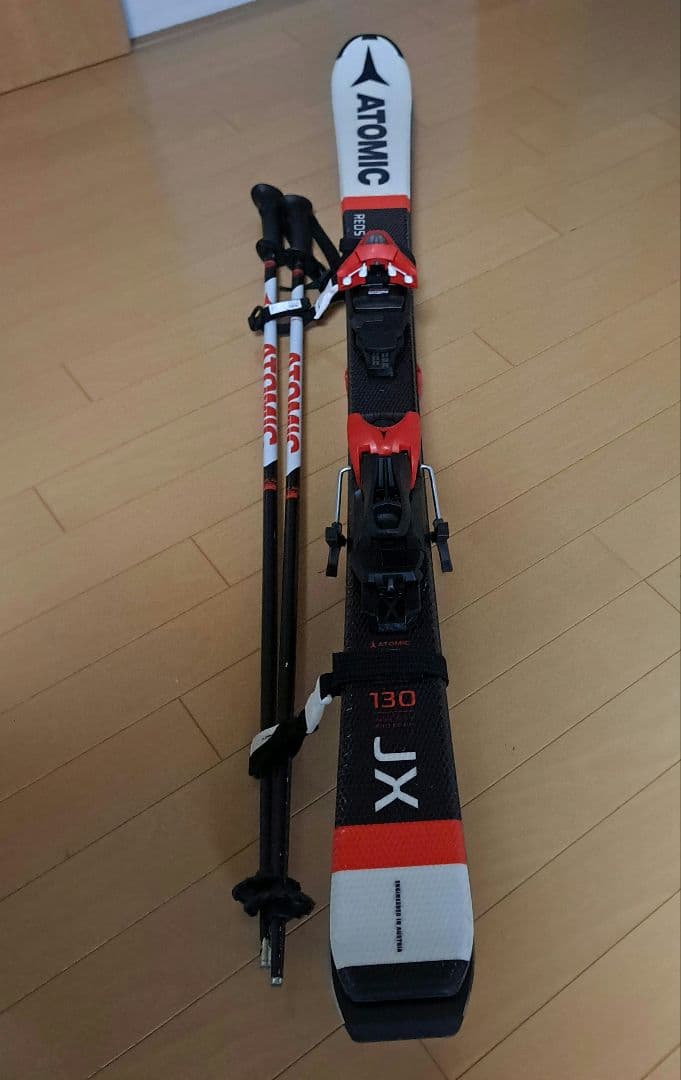 Atomic JX 130 　スキー、ポールセット