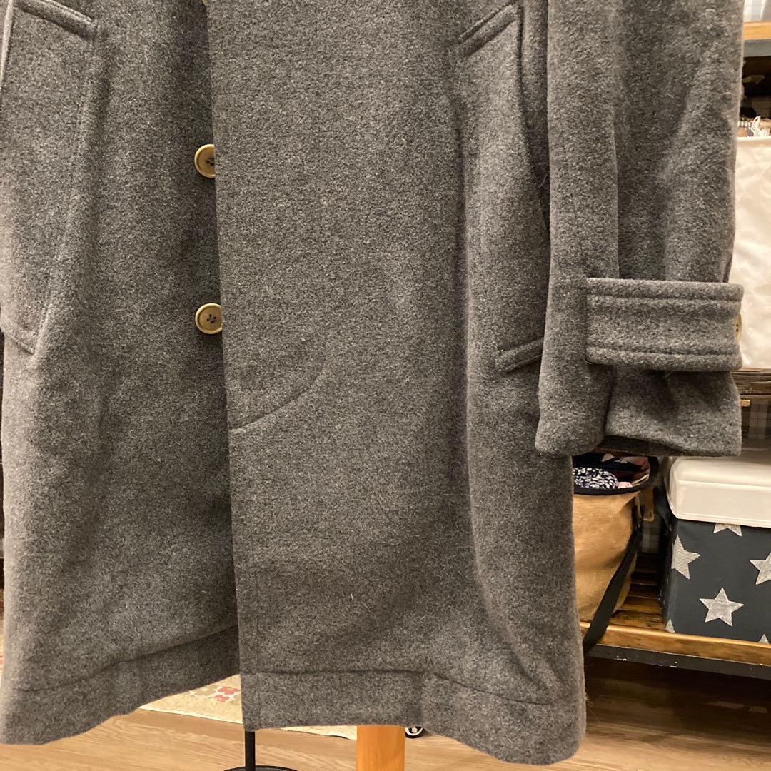 マーガレットハウエル　フロントフライメルトンウールチェスターコート　日本製