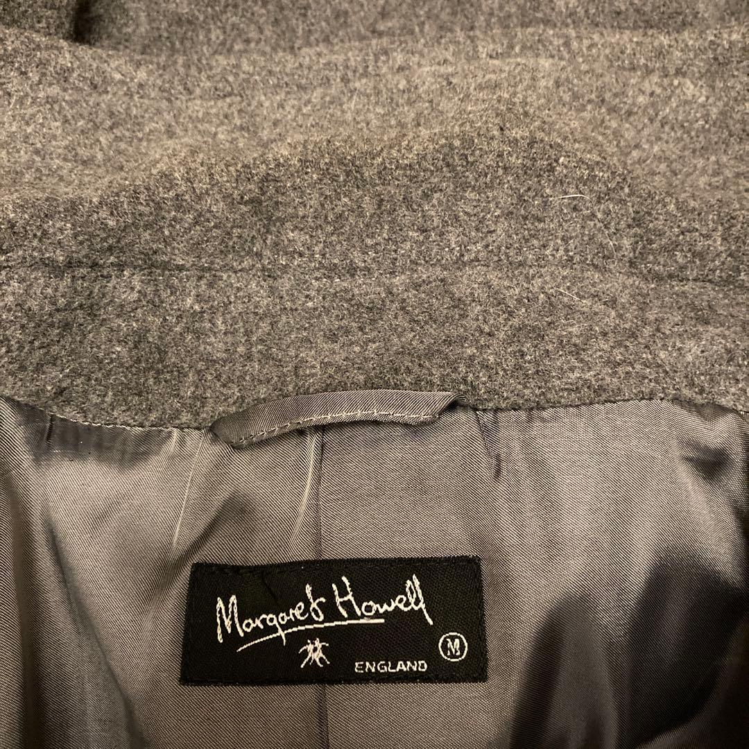 マーガレットハウエル　フロントフライメルトンウールチェスターコート　日本製