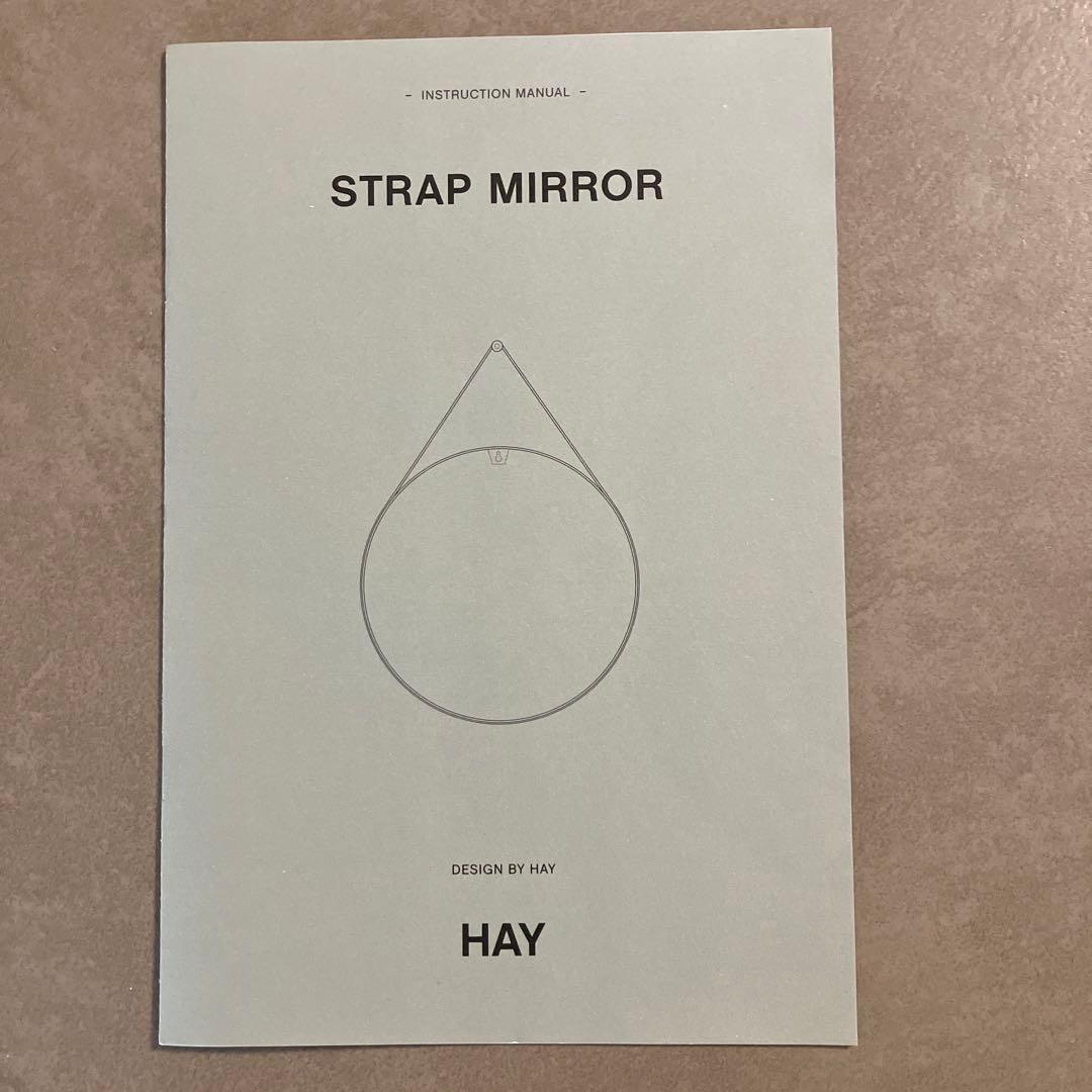 新品 HAY STRAP MIRROR Φ50 アーミーグリーン