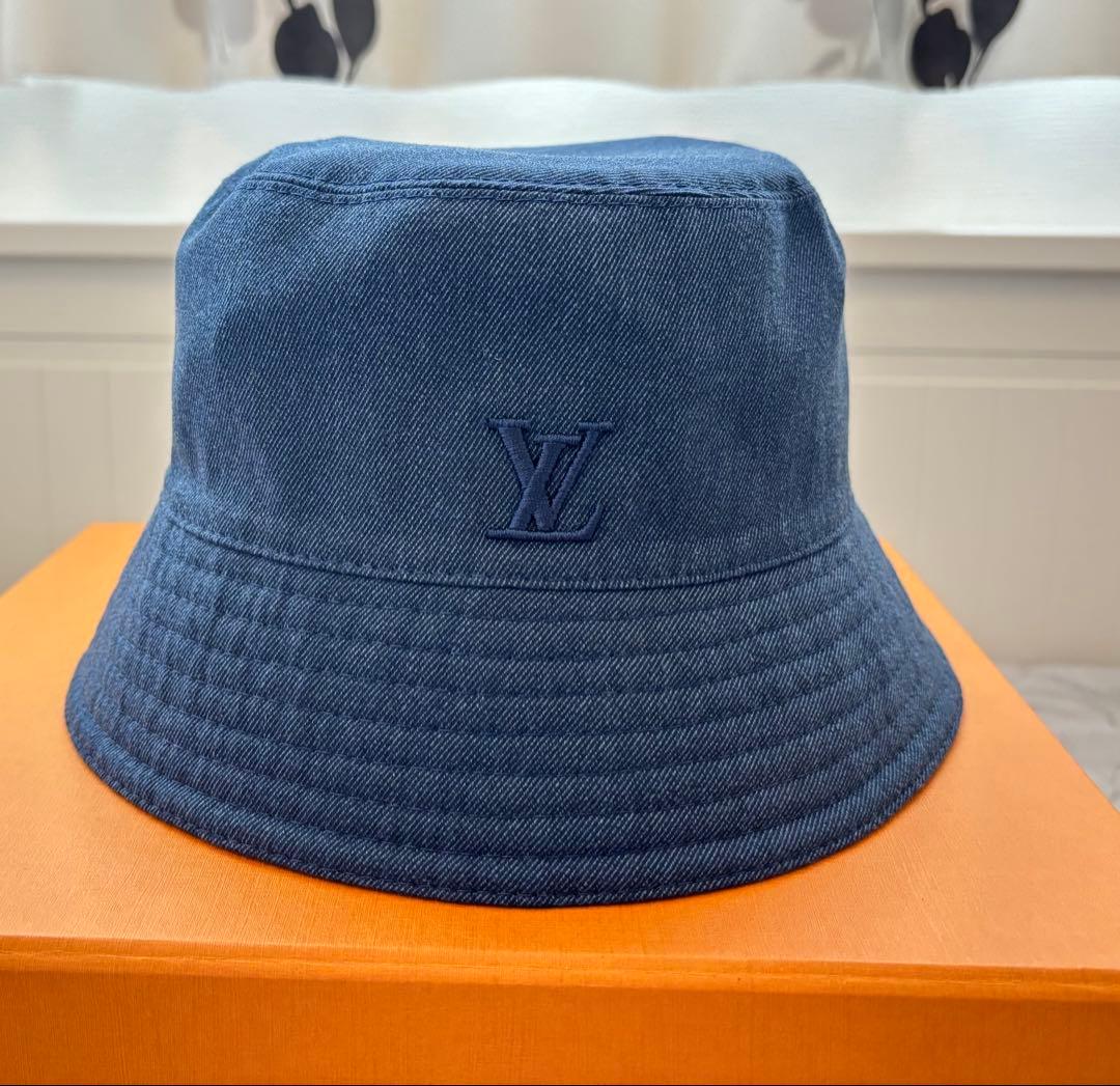 ルイヴィトン シャポー モノグラム レイン ハット ナイロン バケット バケハ