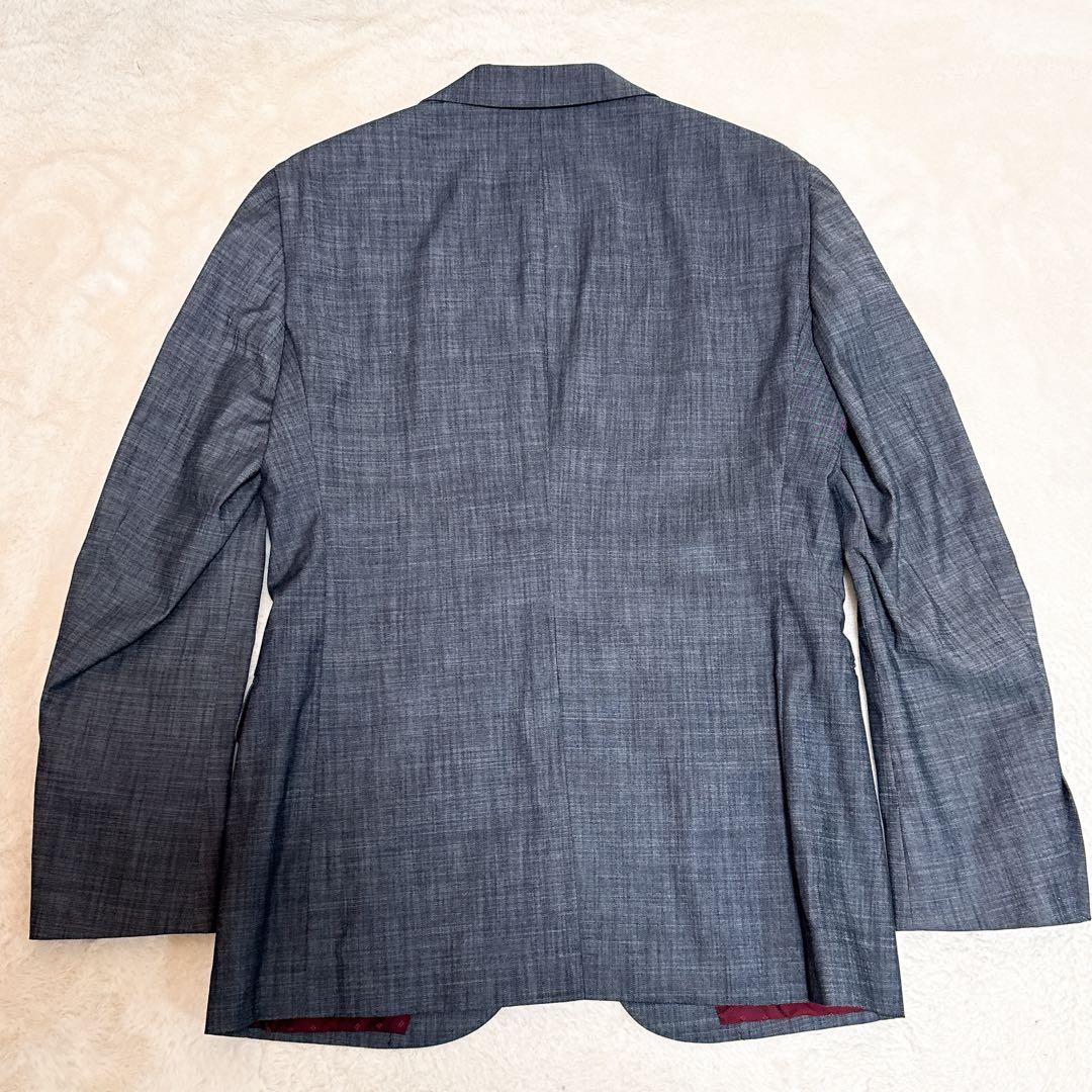 美品✨アルチザン スリーピース スーツ セットアップ L相当 グレー ボルドー