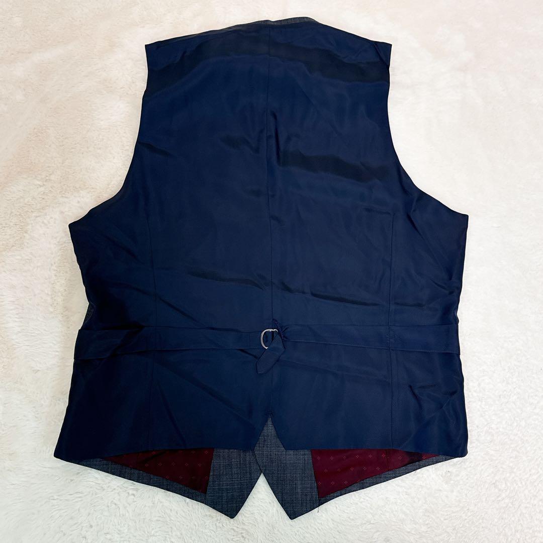 美品✨アルチザン スリーピース スーツ セットアップ L相当 グレー ボルドー