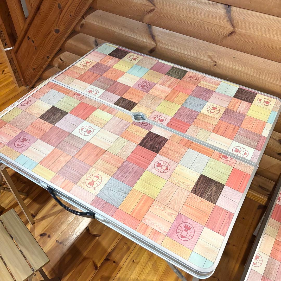 【美品】Coleman ナチュラルモザイク ファミリーリビングセットプラス