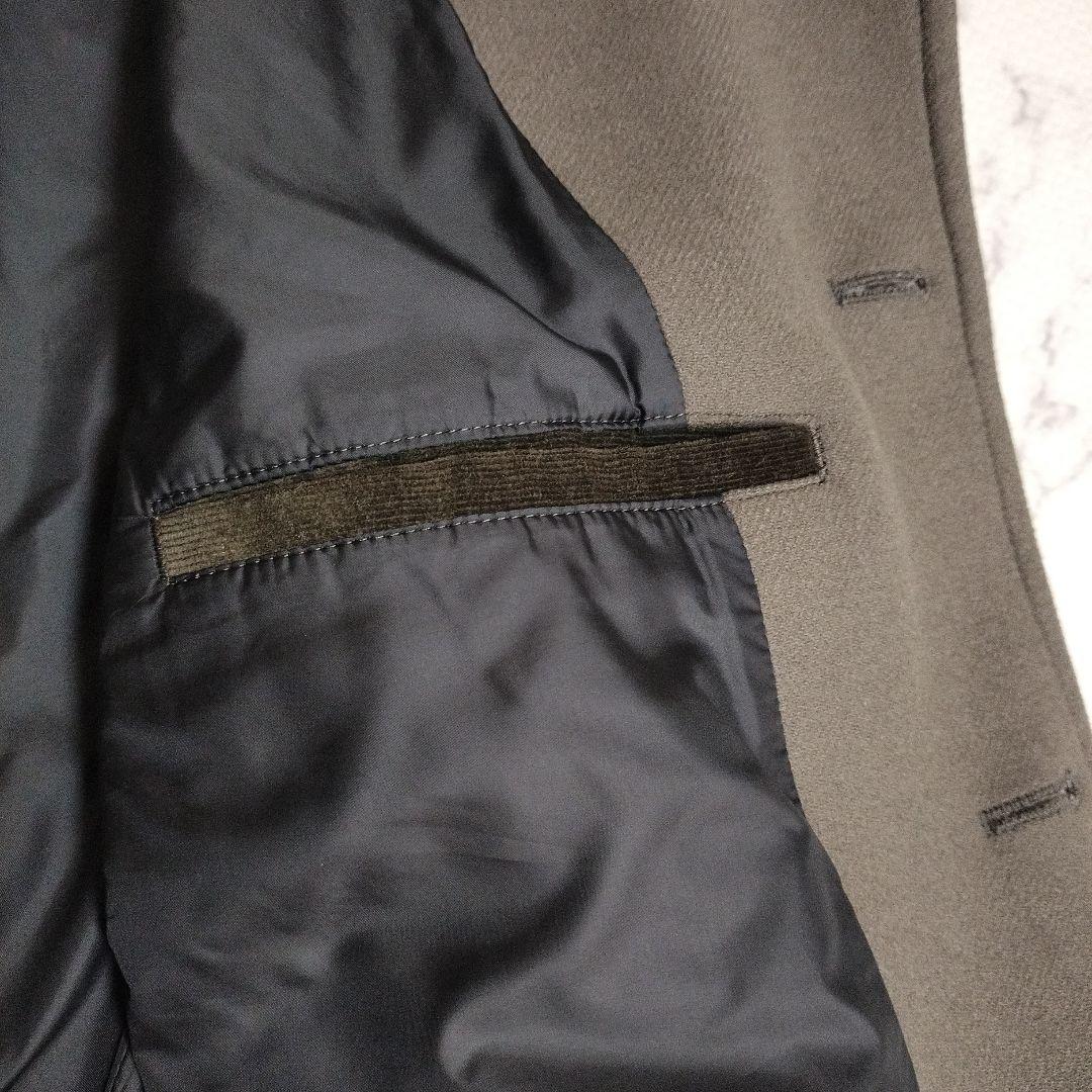 ★未使用に近い★ SHIPSスーパー160'Sメルトンシングルピーコート