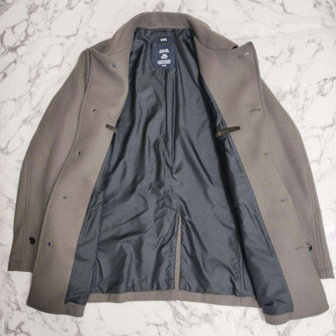 ★未使用に近い★ SHIPSスーパー160'Sメルトンシングルピーコート