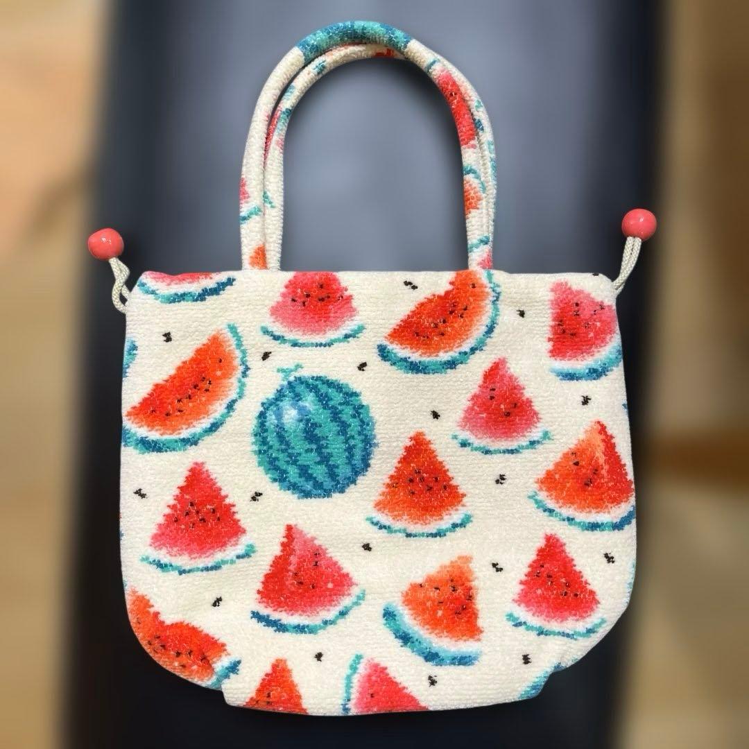 専用　ラブラリーバイフェイラー　スイカドット　巾着バッグ　美品