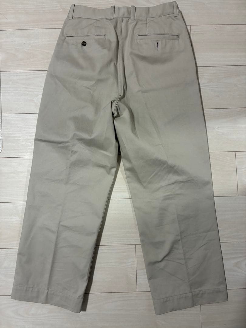【schuray】Combed Cotton Chino Trousers