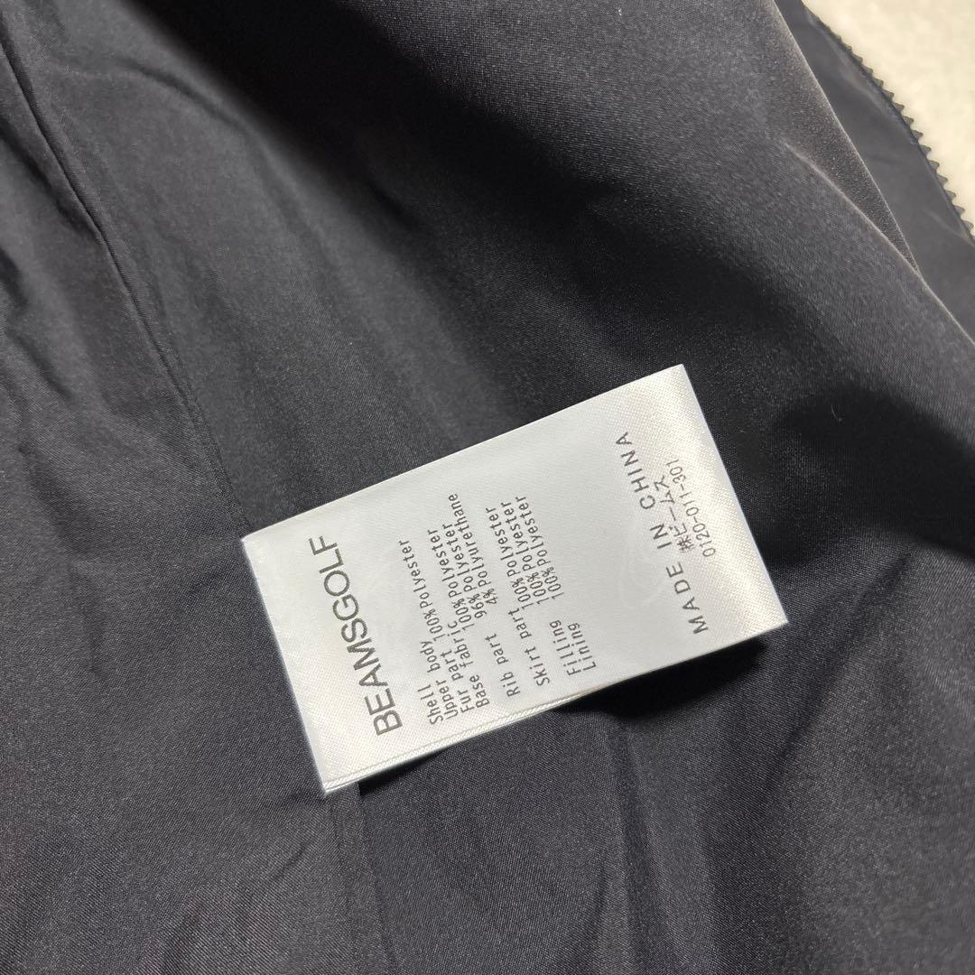 美品☆ビームスゴルフ中綿ブルゾンレディースワンピース