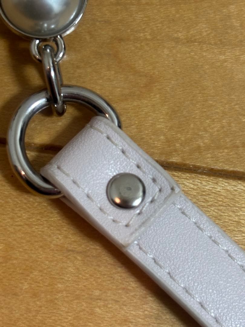 pium ハートドットチュールバニティバッグ ピンク