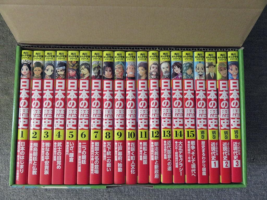 角川まんが学習シリーズ 世界の歴史 　日本の歴史