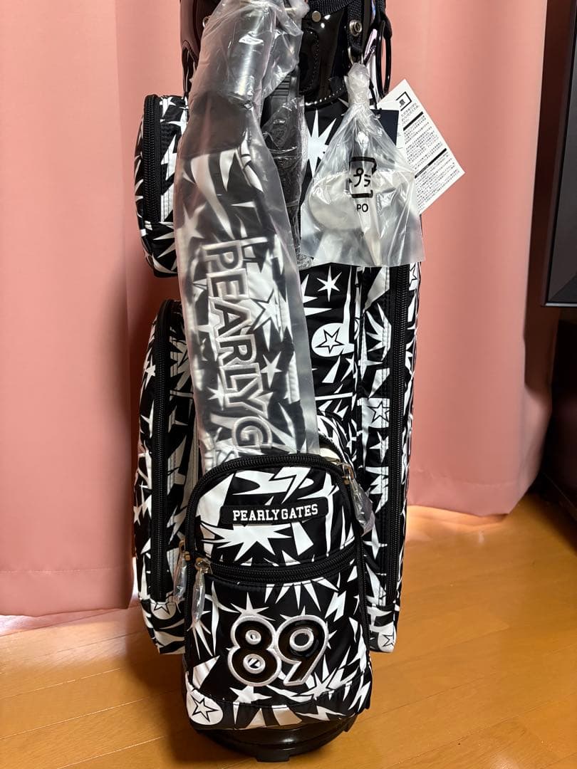 パーリーゲイツ PEARLYGATES キャディバッグ　ギザ星柄　2025 9型