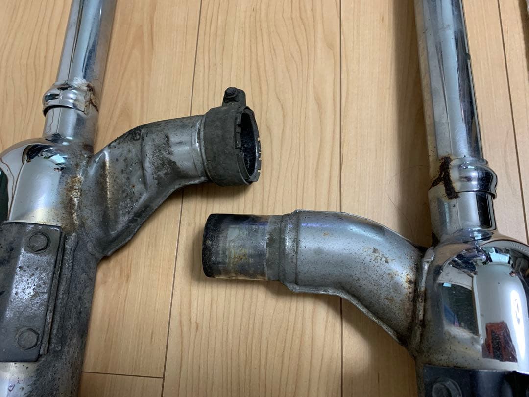 W650 純正マフラー 初期型しまじろう