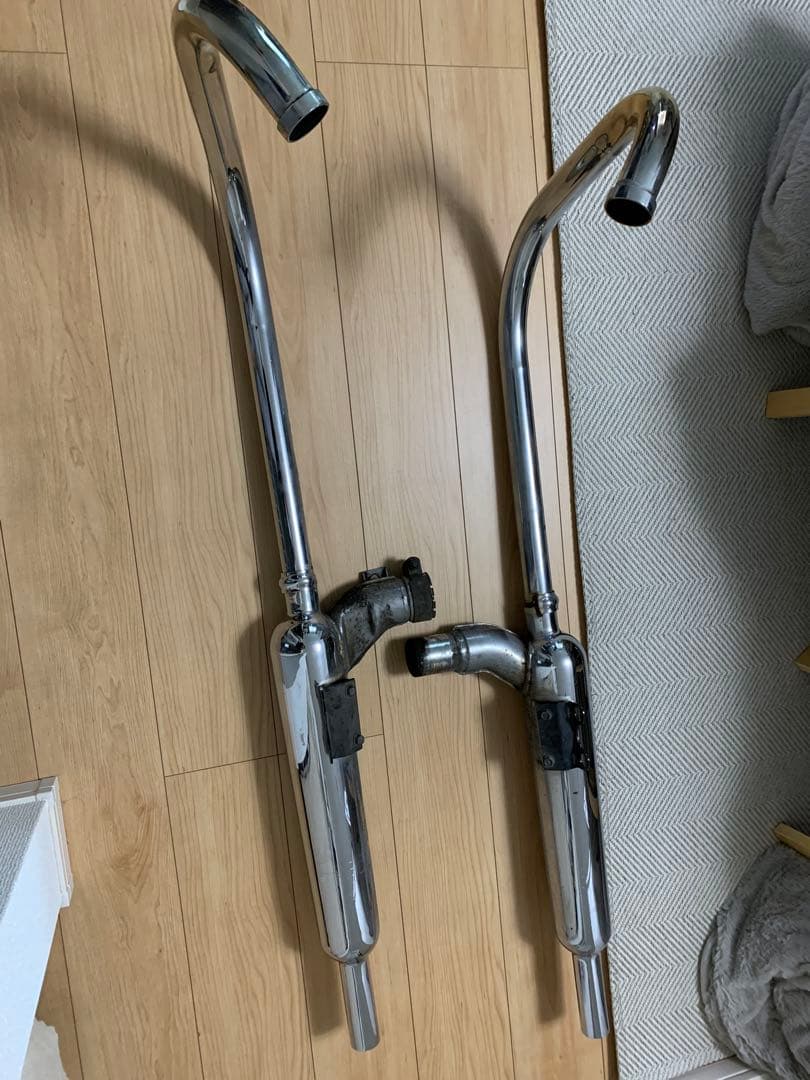 W650 純正マフラー 初期型しまじろう