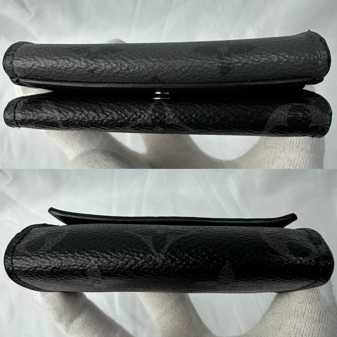 【美品】ルイヴィトン 折り財布 ディスカバリー コンパクト モノグラムエクリプス