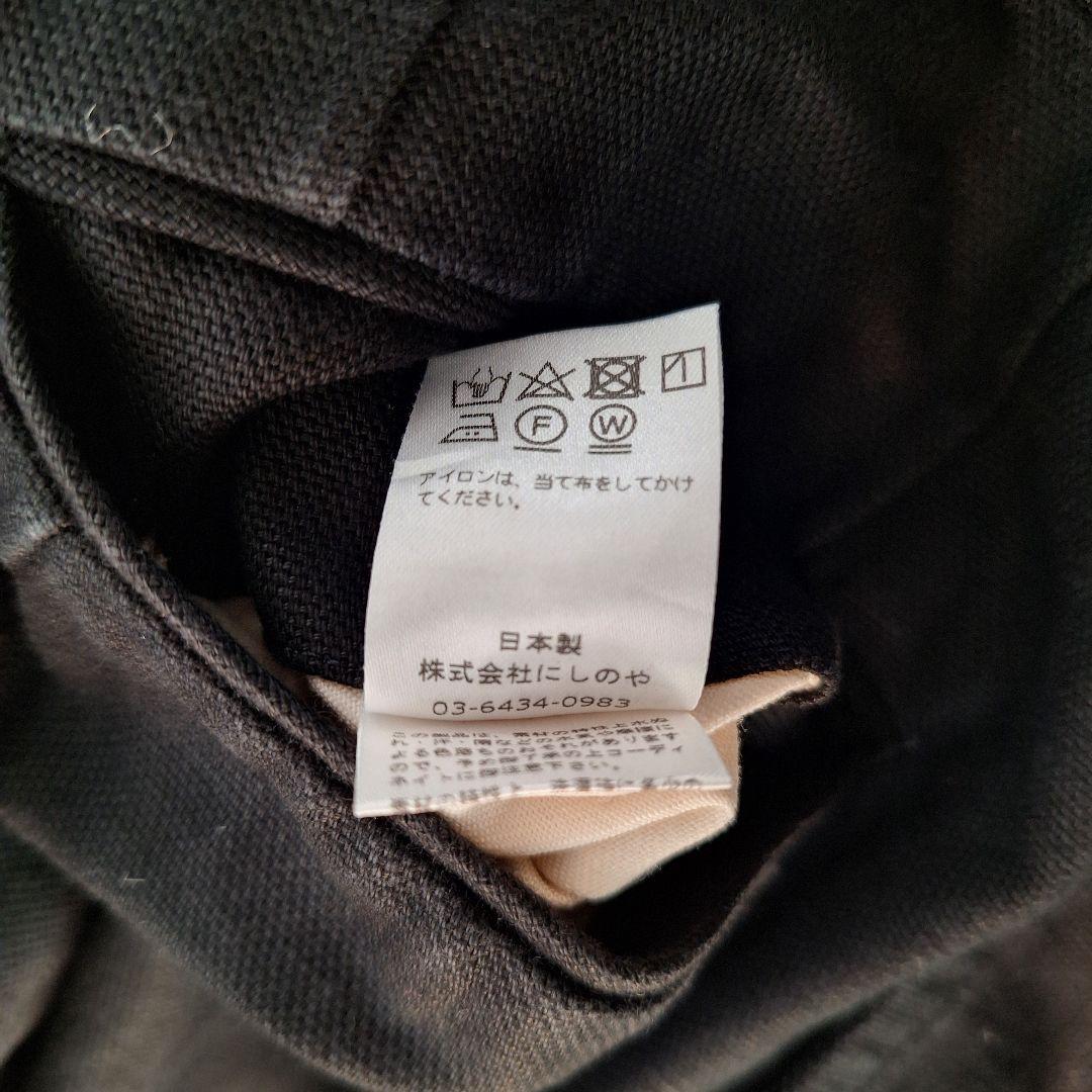 パンツ NEAT CottonLinen Oxford black 44