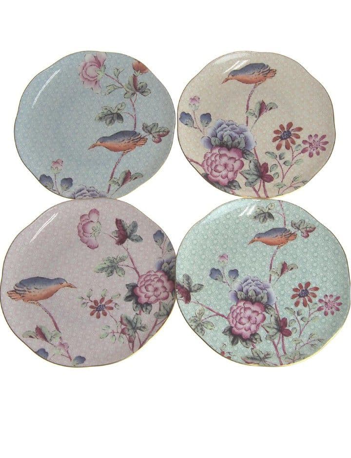 新品未使用　ウェッジウッド ハーレクイン カッコー プレート 4枚セット　高級