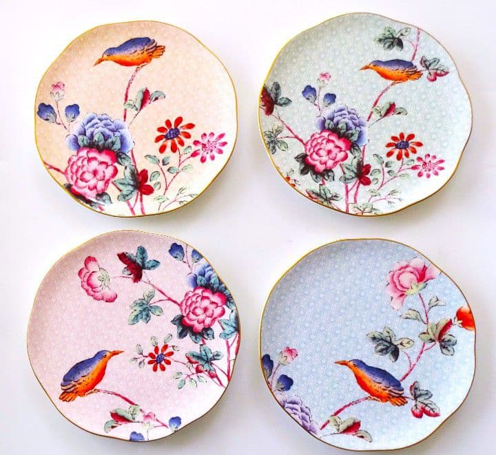 新品未使用　ウェッジウッド ハーレクイン カッコー プレート 4枚セット　高級