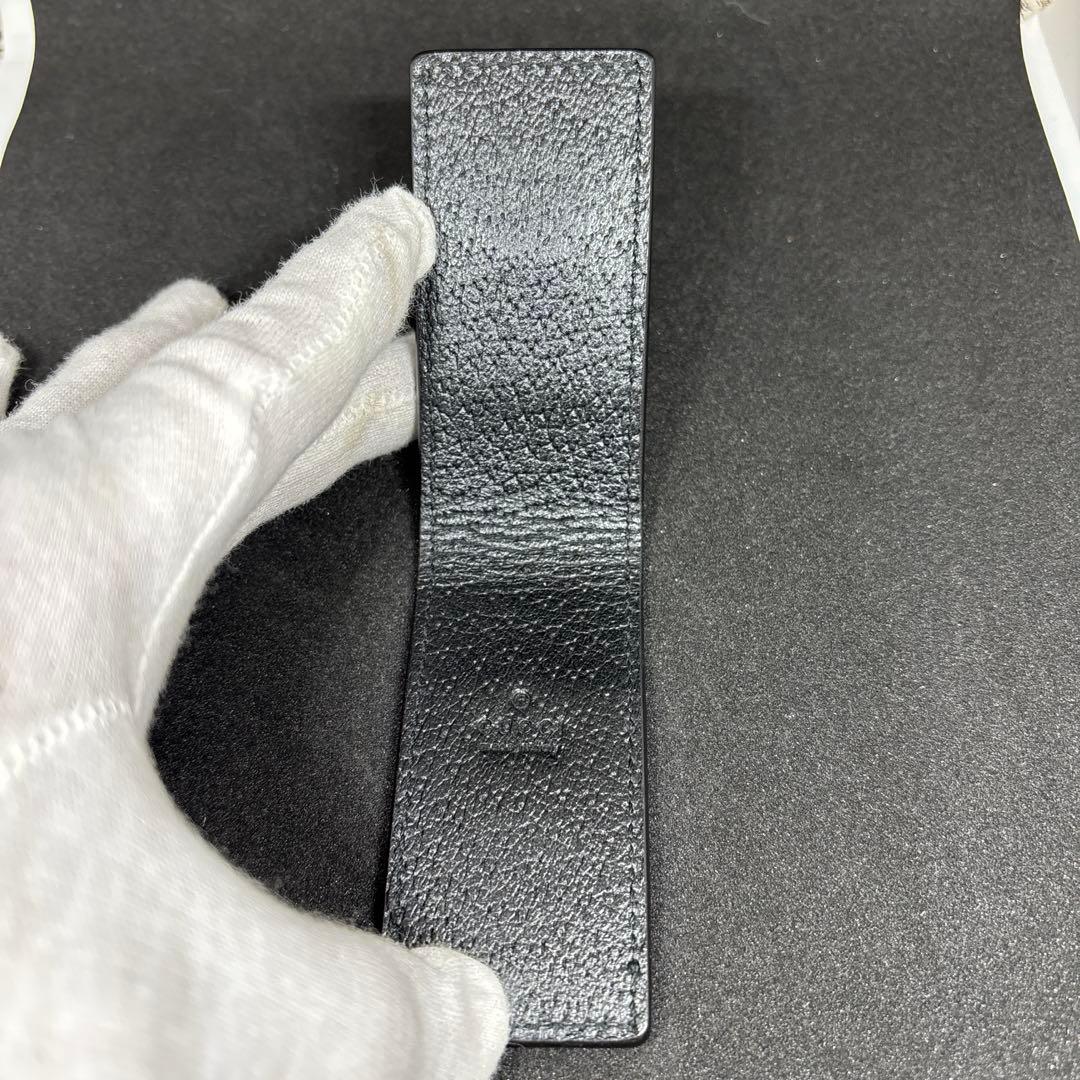 GUCCI アニマリエ ビー レザー マネークリップ 522914