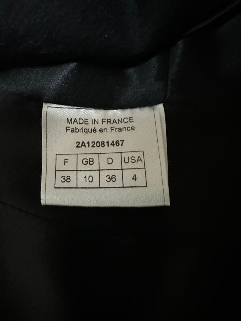 y2k本人期ジョンガリアーノ黒ダブルブレスト後見頃ペプラム風ロングコート未使用