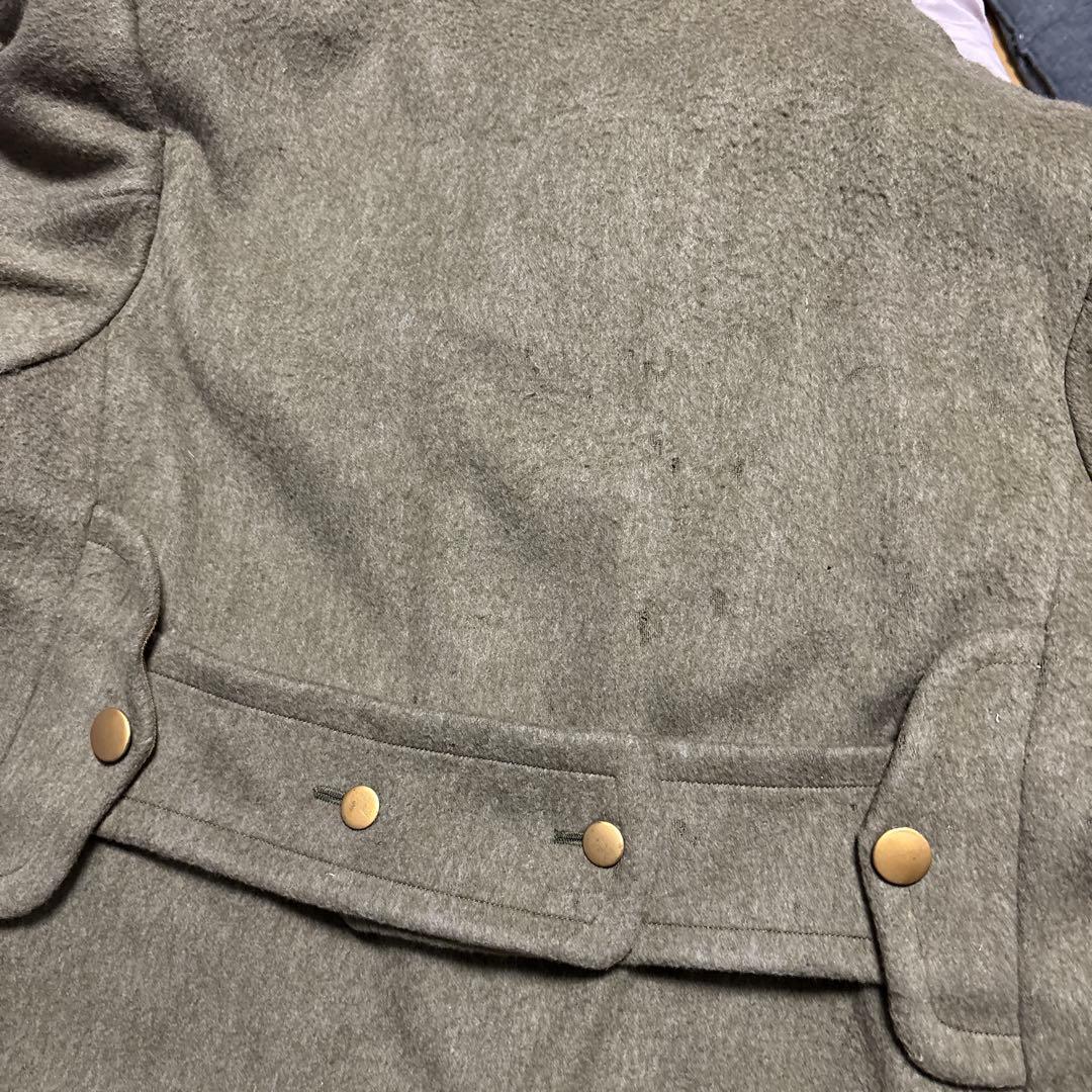 【処分前値下げ中】戦争遺品 日本軍 コート 将校用 サイズ大きめ