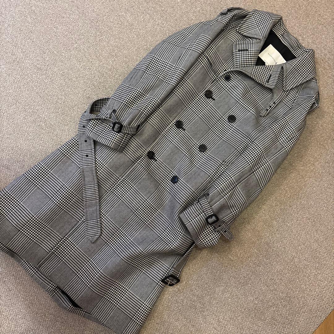 Mackintosh マッキントッシュ　ウール　コート　38 グレンチェック
