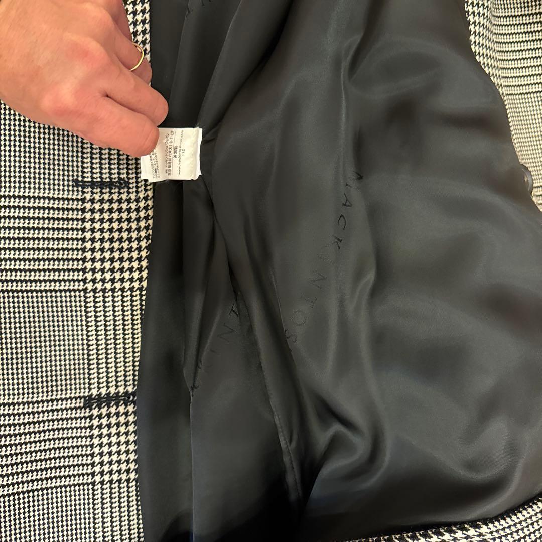Mackintosh マッキントッシュ　ウール　コート　38 グレンチェック