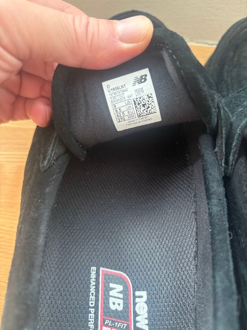 New Balance ブラック ローファー NB