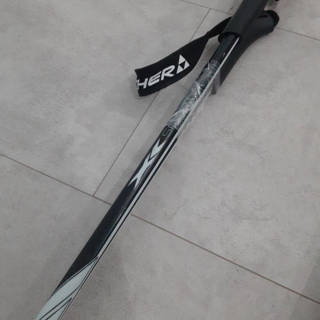 Alpina アルピナ Touring クロカン スキー板 178 ストック付き