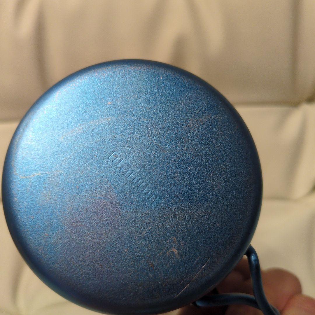 スノーピーク　チタンシングルマグ　ブルー