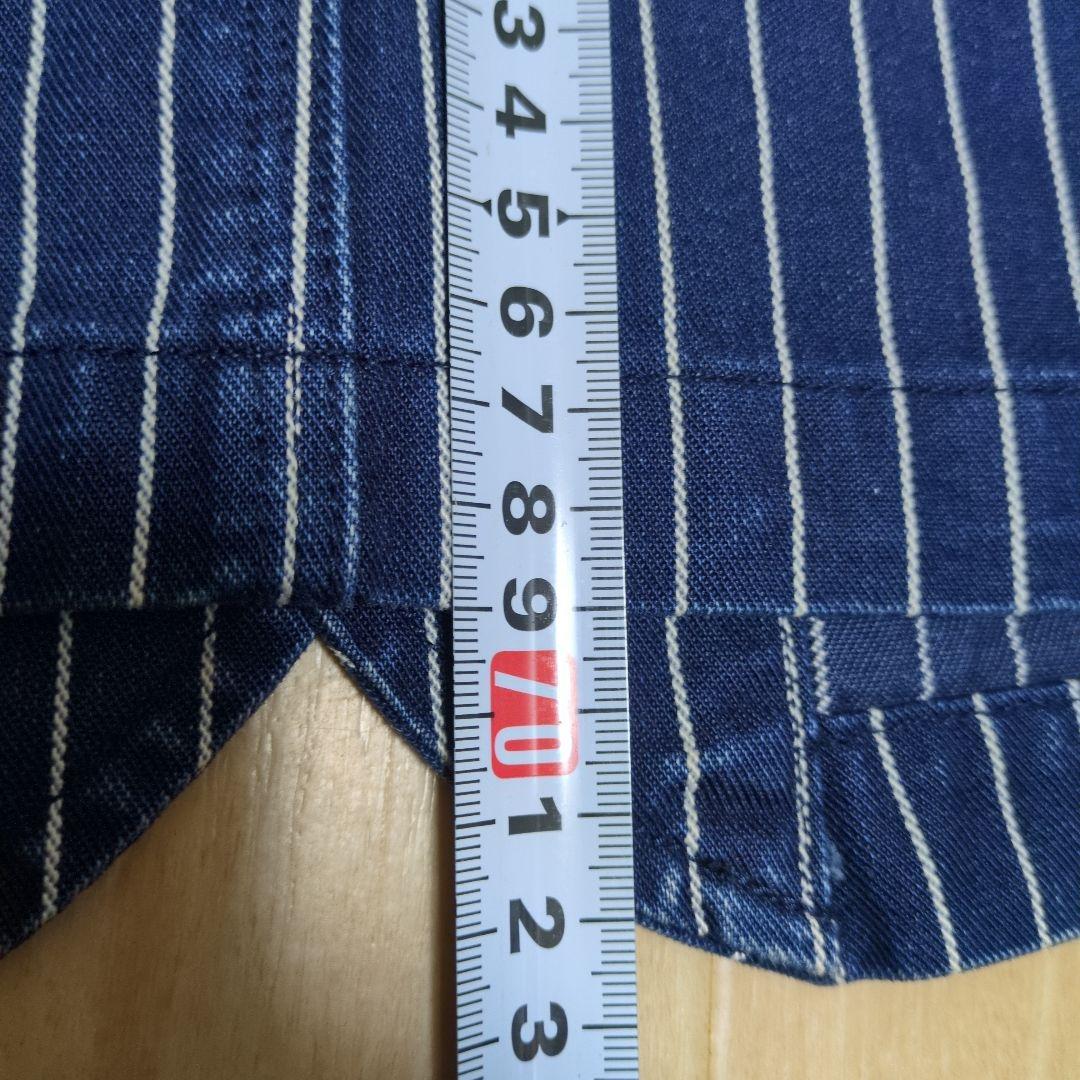 KEY ウォバッシュ ストライプ カバーオール サイズ L