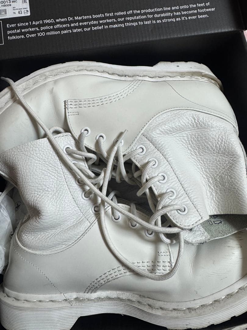 靴 Dr. Martens MM6 1460 8-EYE NO STEEL TOE