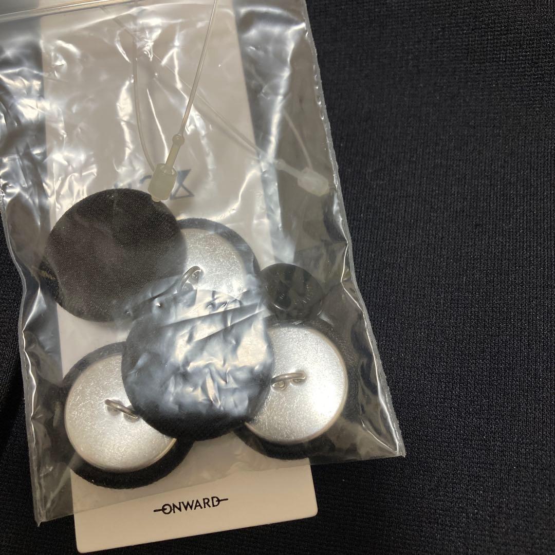 未使用品！高橋志津奈コラボ　2wayコクーンジャケット　金ボタン大きいサイズ48