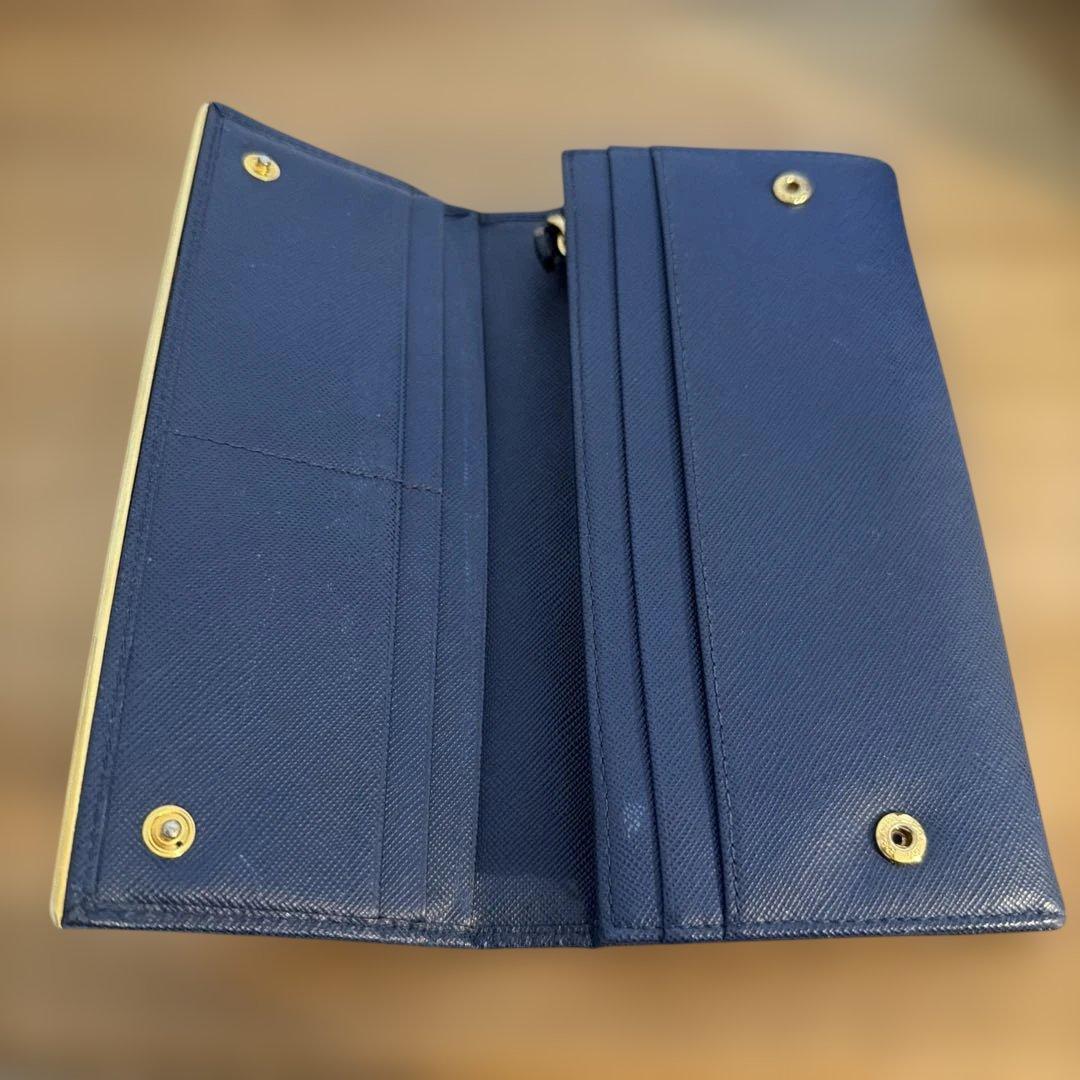 PRADA 長財布 ブルー