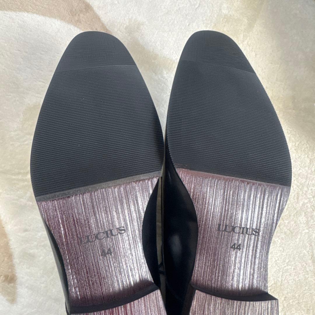 『諒多 』✨新品未使用✨LUCIUS ブラック　ドレスシューズ 44