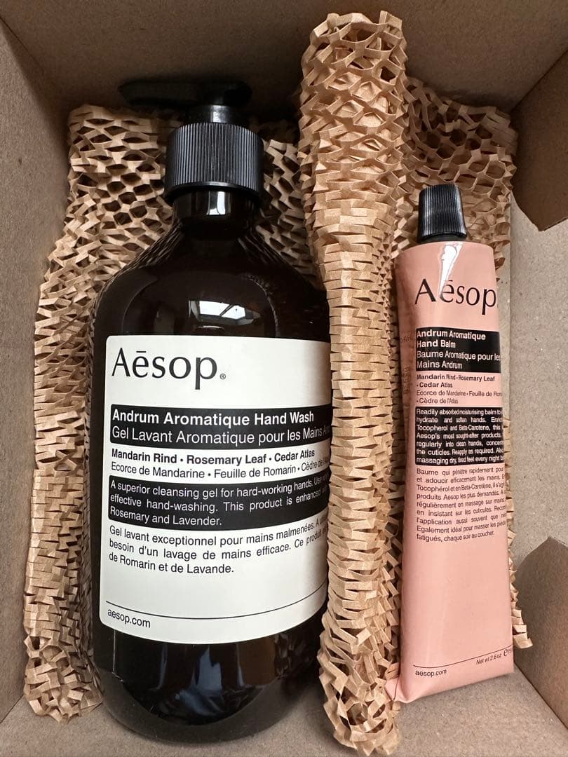 Aesop アンドラムアロマティックハンドウォッシュセット★トートバッグ付き