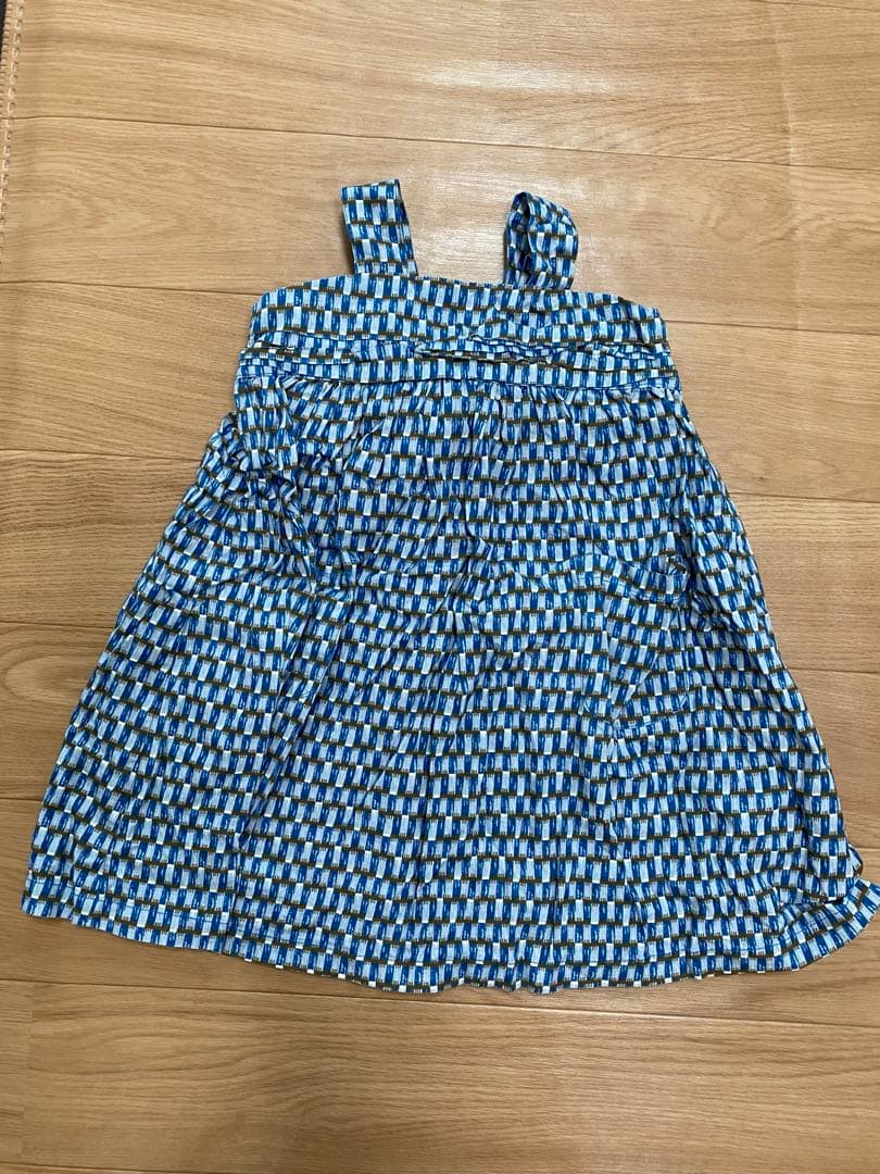 Caramel London ワンピースBLUE GEO PRINT 3Y