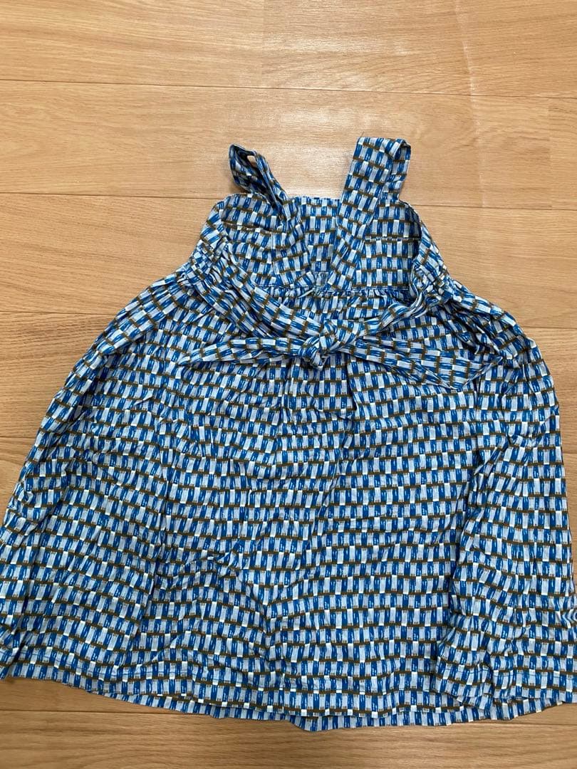 Caramel London ワンピースBLUE GEO PRINT 3Y