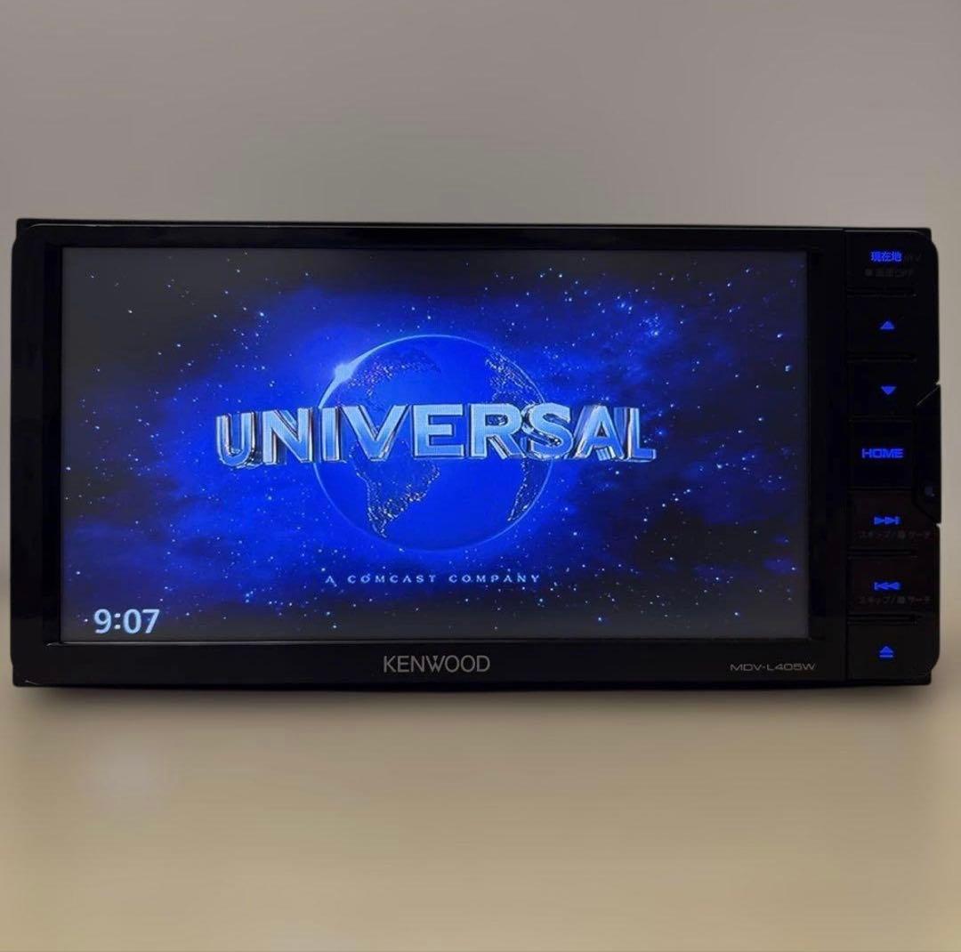 2025年最新地図更新済ケンウッド彩速ナビMDV-L405W新品バッカメラ付き