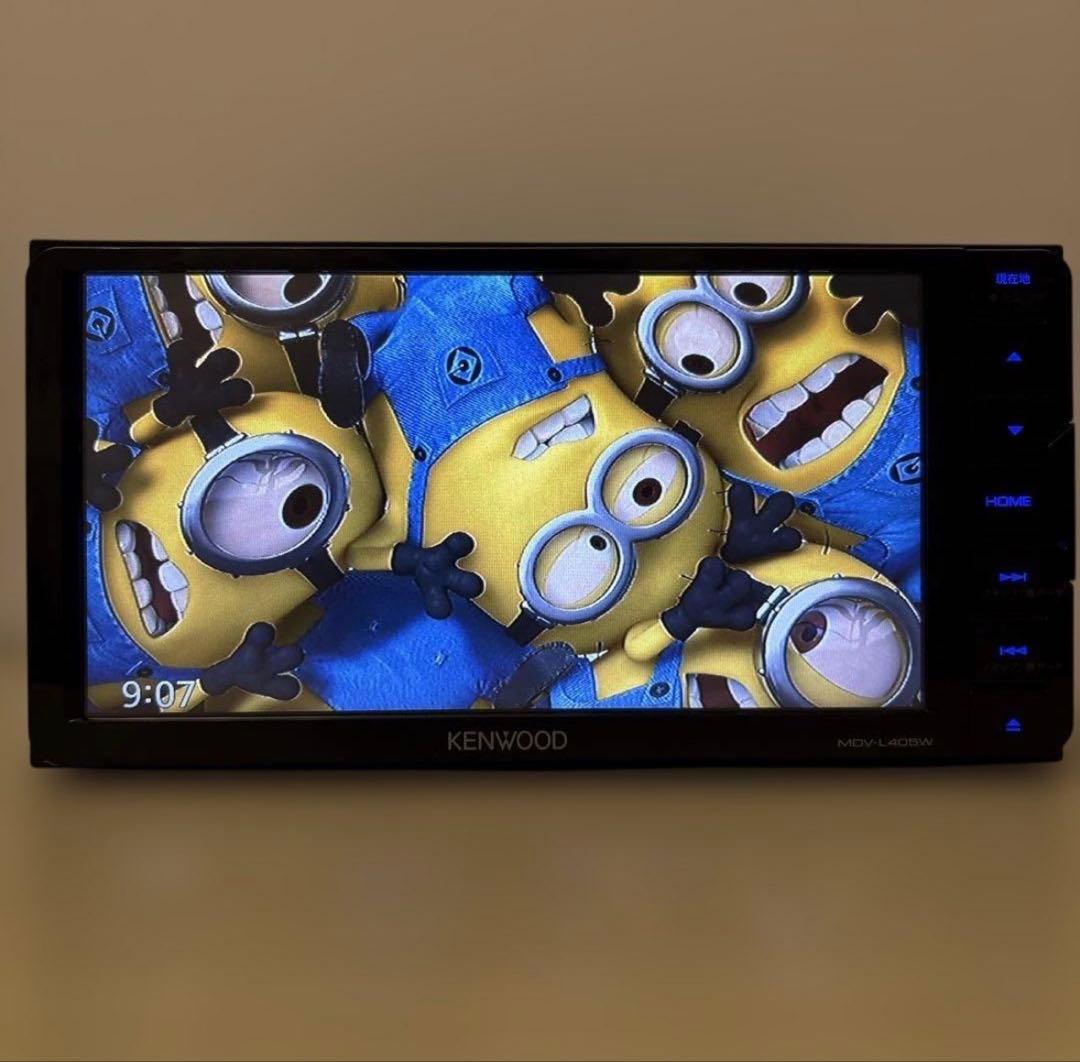 2025年最新地図更新済ケンウッド彩速ナビMDV-L405W新品バッカメラ付き