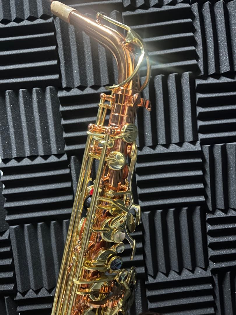 【新品】アルトサックス 銅メッキ クリアラッカー仕上げ