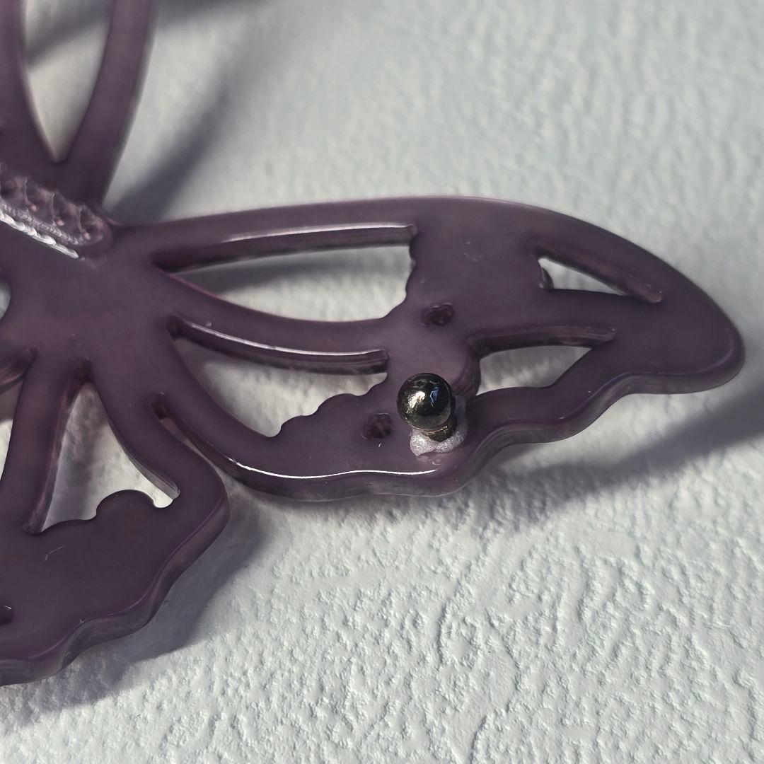 ALEXANDRE DE PARIS　豪華キラキラ蝶々　ピン